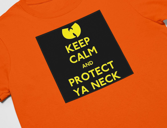 Koszulka z naszywką Wu-Tang Clan Keep Calm