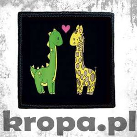 Naszywka DINOSAUR & GIRAFFE