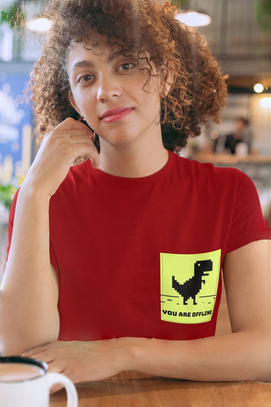 Koszulka z kieszonką OFFLINE