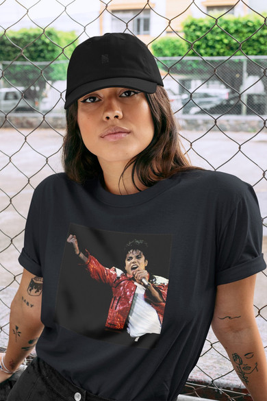 Koszulka z naszywką Michael Jackson 01