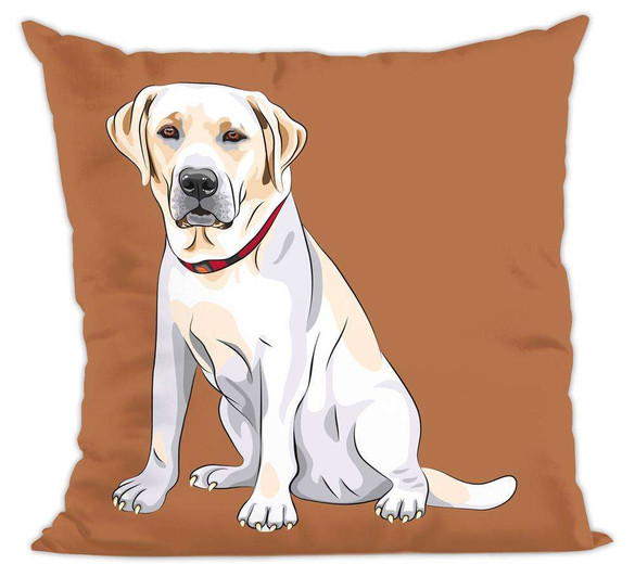 Poduszka  pies, piesek labrador wzorek