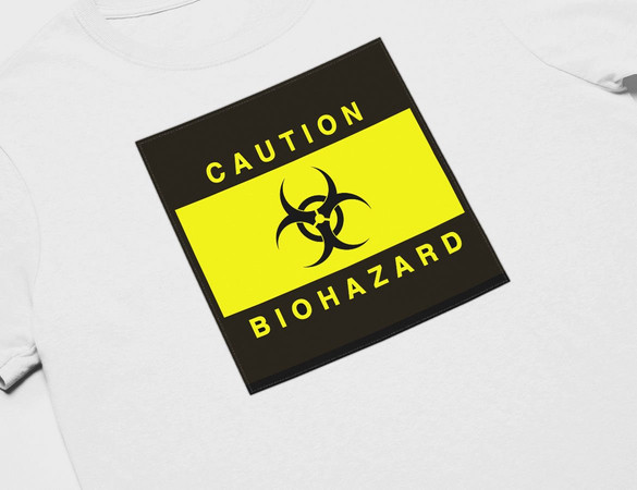 Koszulka z naszywką Biohazard 02