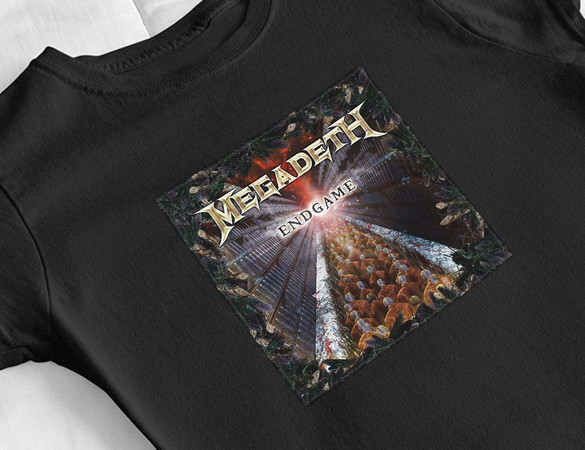 Bluzka damska z naszywką Megadeth Endgame