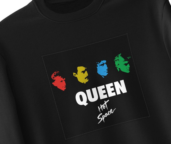 Bluza z naszywką Queen Hot Space 02