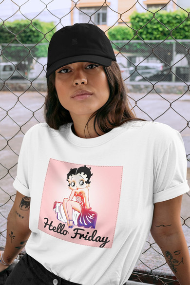 Koszulka z naszywką Hello Friday