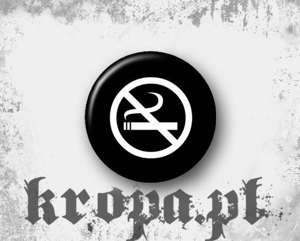 Przypinka ZAKAZ PALENIA