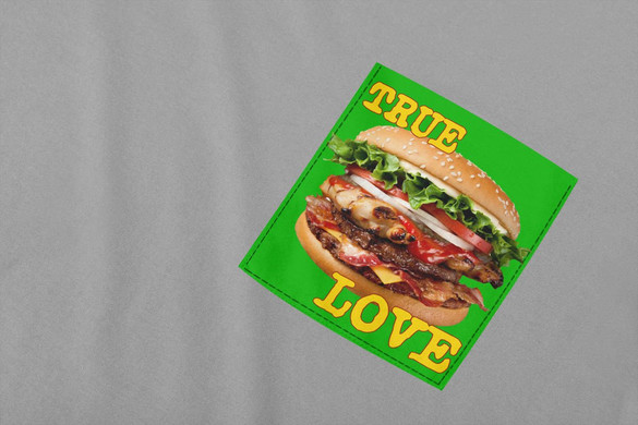 Koszulka z kieszonką LOVE BURGER