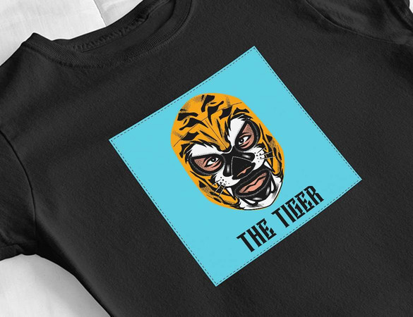 Bluzka damska z naszywką The Tiger