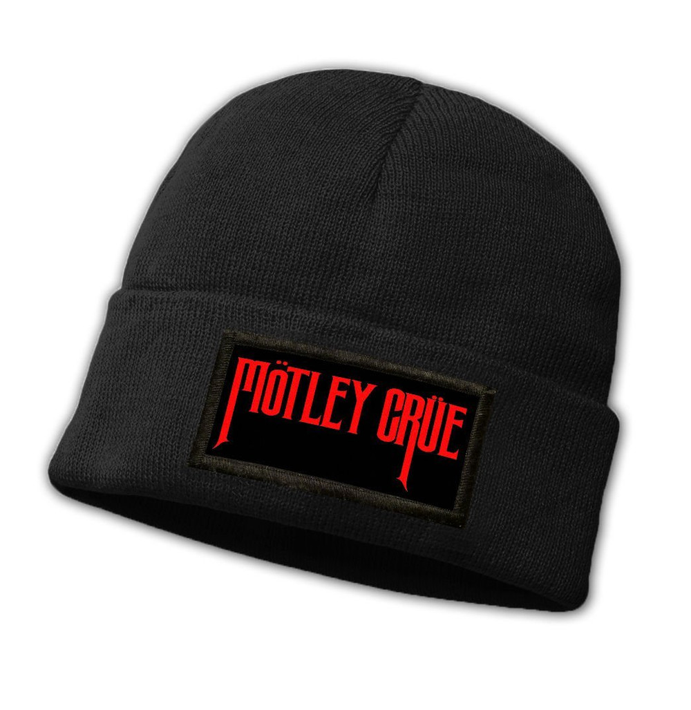 Czapka zimowa z naszywką MÖTLEY CRÜE