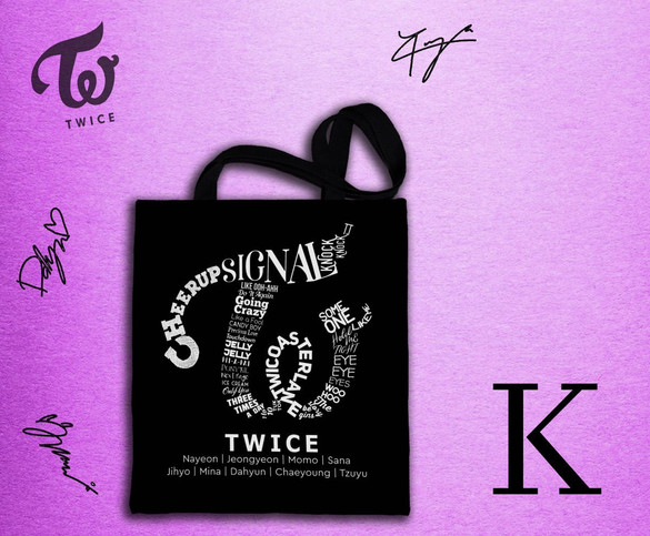 Torba na ramię TWICE #K-POP FULLPRINT WZORY