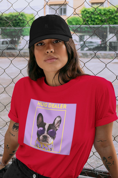 Koszulka z naszywką Hug dealer