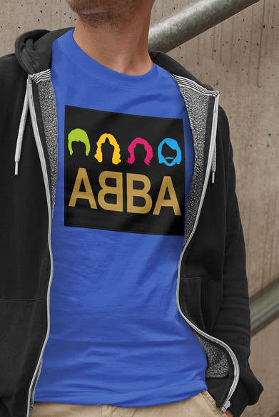 Koszulka z naszywką  ABBA logo