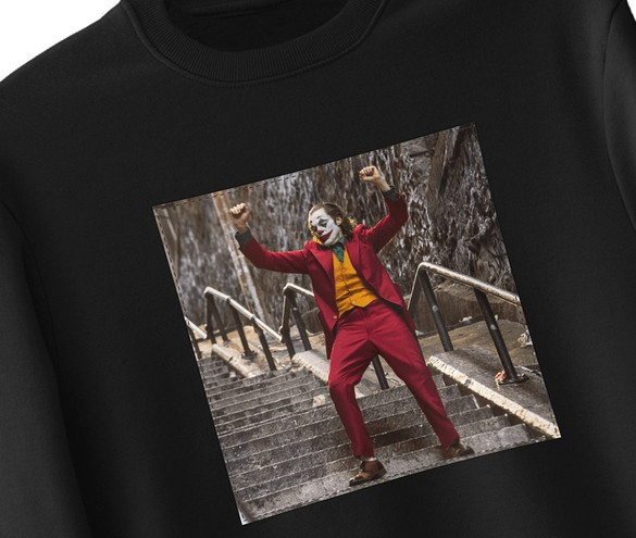 Bluza z naszywką Joker Dance 01