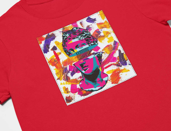 Koszulka z naszywką Psychodelic 06