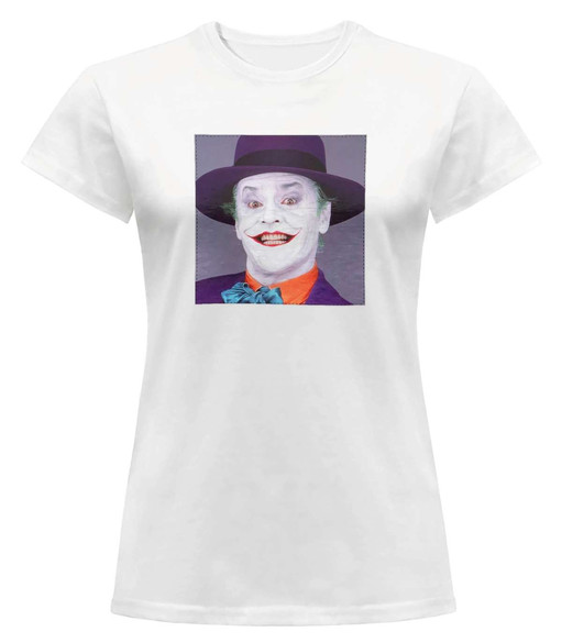 Bluzka damska z naszywką Joker Jack Nicholson 02