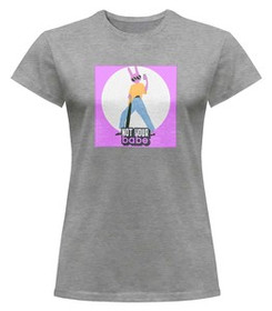 Bluzka damska z naszywką Not your baby