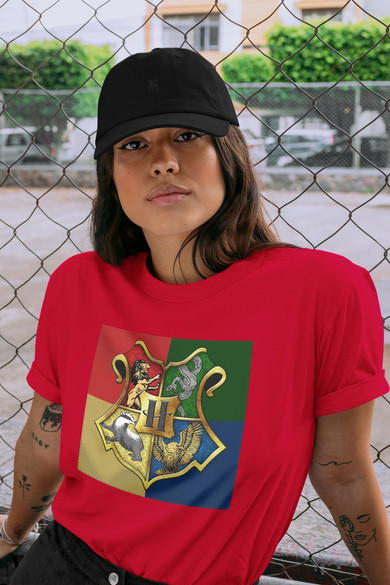 Koszulka z naszywką  Harry Potter logo 