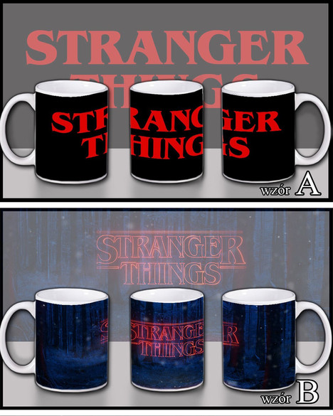 KUBEK STRANGER THINGS+ IMIĘ GRATIS, PREZENT