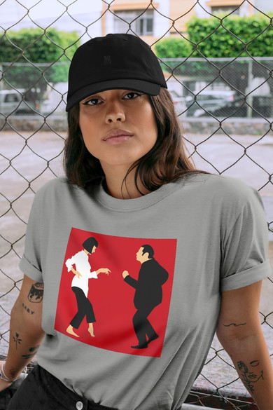 Koszulka z naszywką Pulp Fiction Dance