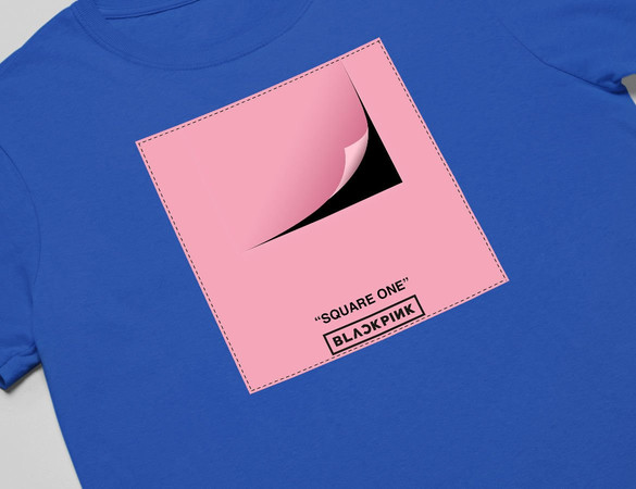 Koszulka z naszywką BlackPink Square one