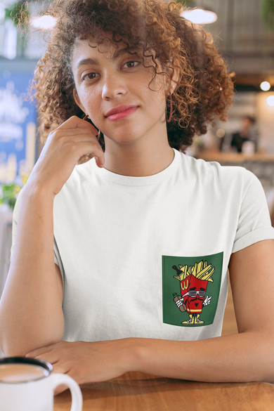 Koszulka z kieszonką POP FRIES