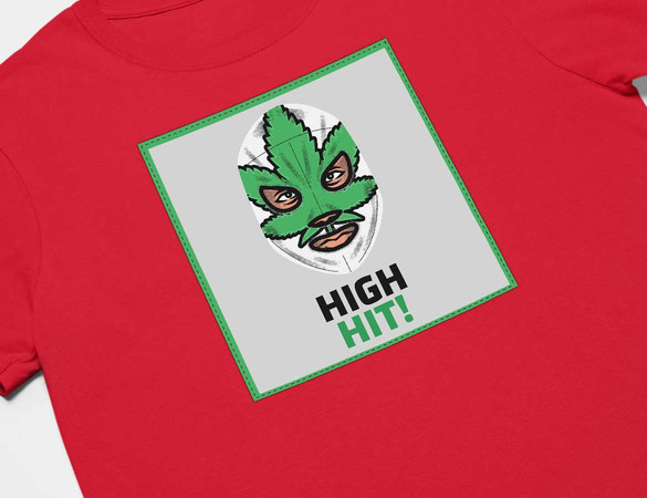 Koszulka z naszywką  High hit