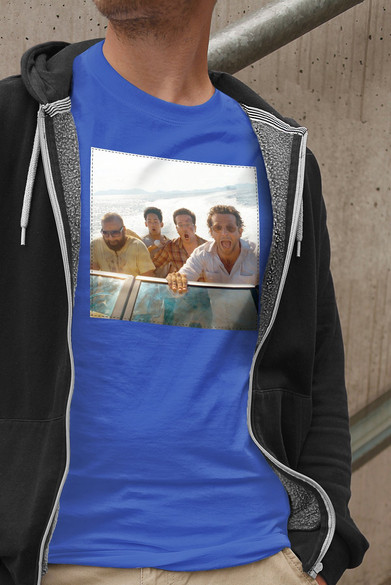 Koszulka z naszywką Kac Vegas squad 01