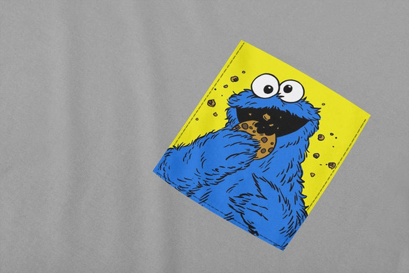 Koszulka z kieszonką CIASTECZKOWY POTWÓR