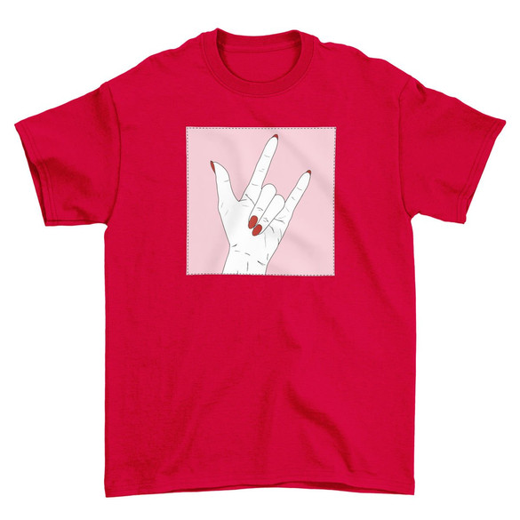 Koszulka z naszywką Sweet Metal Gesture