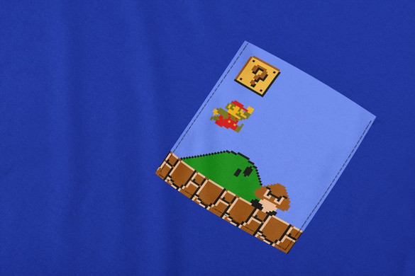 Koszulka z kieszonką SUPER MARIO BROS