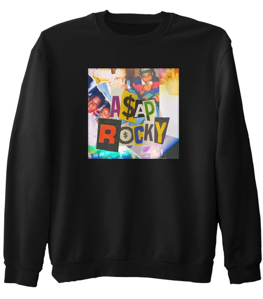 Bluza z naszywką Asap Rocky collage