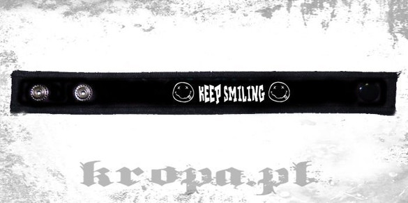 Opaska na rękę - KEEP SMILING