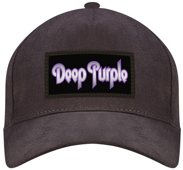 Czapka DEEP PURPLE bejsbolówka z naszywką