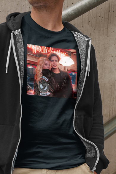 Koszulka z naszywką Riverdale Couple