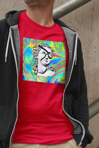 Koszulka z naszywką Psychodelic 05