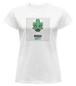 Bluzka damska z naszywką High hit