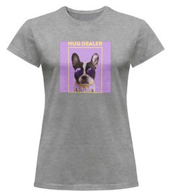 Bluzka damska z naszywką Hug dealer