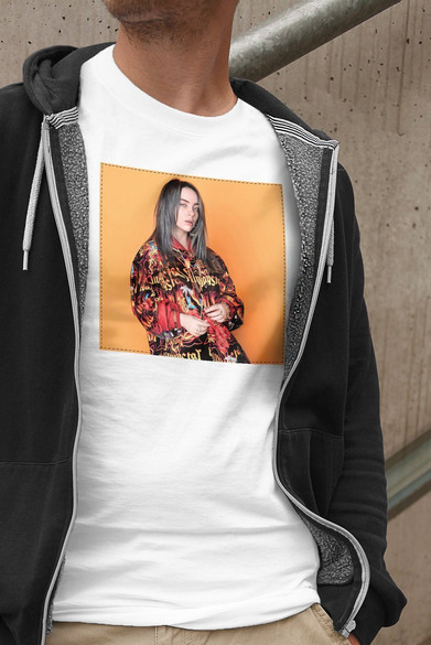Koszulka z naszywką Billie Eilish 02