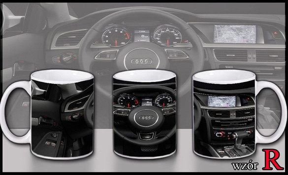 AUDI Zestaw poduszka kubek WZORY+GRATIS