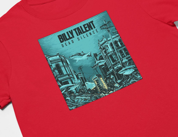 Koszulka z naszywką Billy Talent dead...