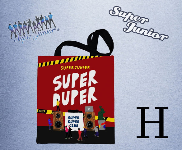 Torba na ramię SUPER JUNIOR #K-POP FULLPRINT WZORY