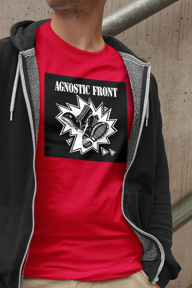 Koszulka z naszywką Agnostic Front  03
