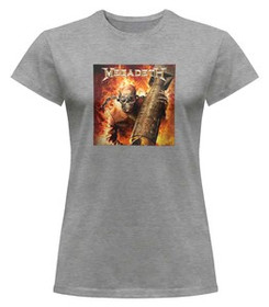 Bluzka damska z naszywką Megadeth Arsenal