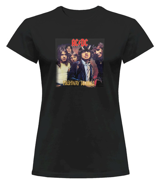Bluzka damska z naszywką AC/DC Highway to..