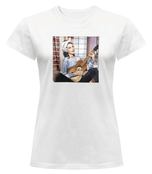 Bluzka damska z naszywką Audrey Hepburn 01