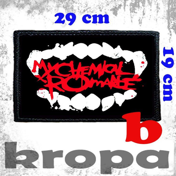 Naszywka duża na ubranie MY CHEMICAL ROMANCE