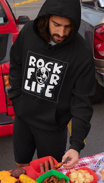 Bluza z naszywką ROCK FOR LIVE