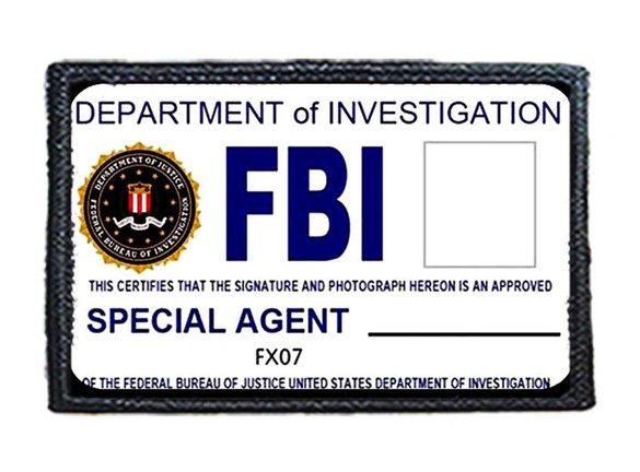 Naszywka  FBI 2