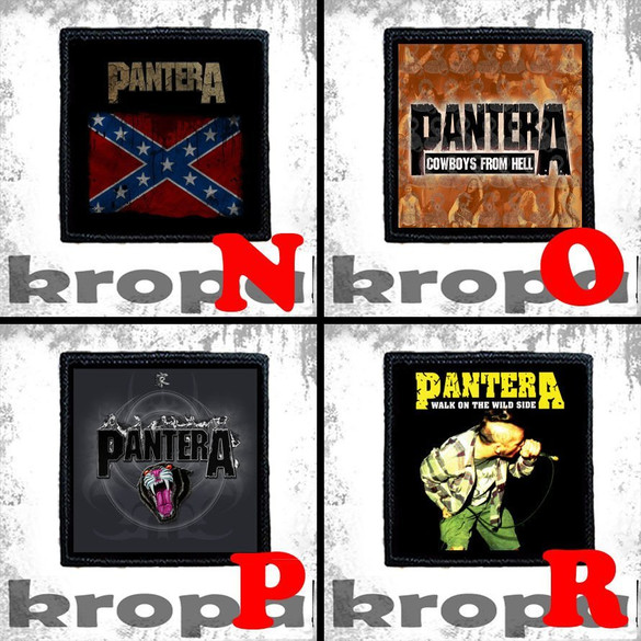 Naszywka PANTERA 8 X 8 cm Dużo Wzorów!