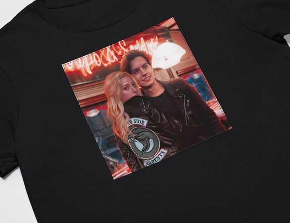 Koszulka z naszywką Riverdale Couple